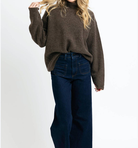Karlie Turtleneck Longsleeve Sweater Grey Medium 2