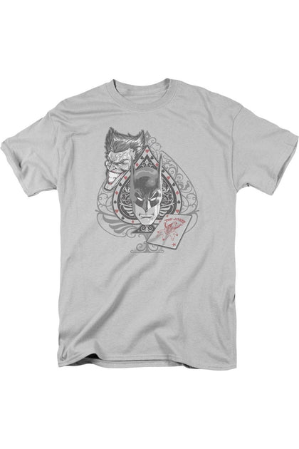 Gildan Batman Face T-Shirt Grey Large 2
