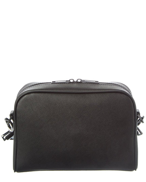 MIESROHE ／ SQUARE LEATHER BAG BLACK Hugo Boss Zair Mp Squared Leather Crossbody | ShopSimon