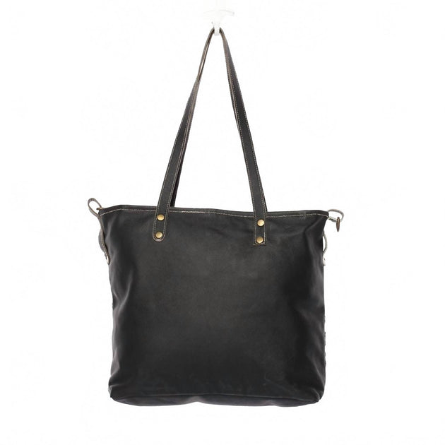 Myra Bags Hairon Tote Bag White One Size 4