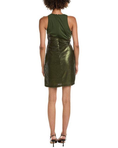 Halston Ida Cocktail Dress Green US 10 3