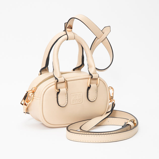 FASHNZFAB Faux Leather Crossbody Bag White One Size 2
