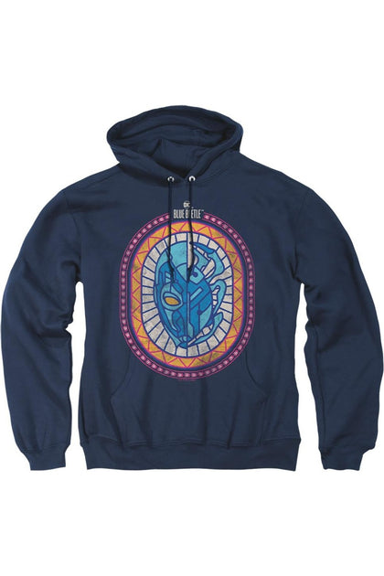 Gildan Blue Beetle 2023 Reyes Courage Erwachsenen Kapuzenpulli Blau Medium 2