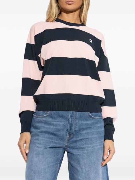 Coperni Striped Long-Sleeved Top Blue/Pink Medium 4
