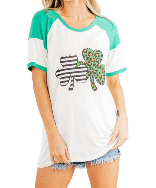 HEIMISH Lucky Clover Tee White 2X 2