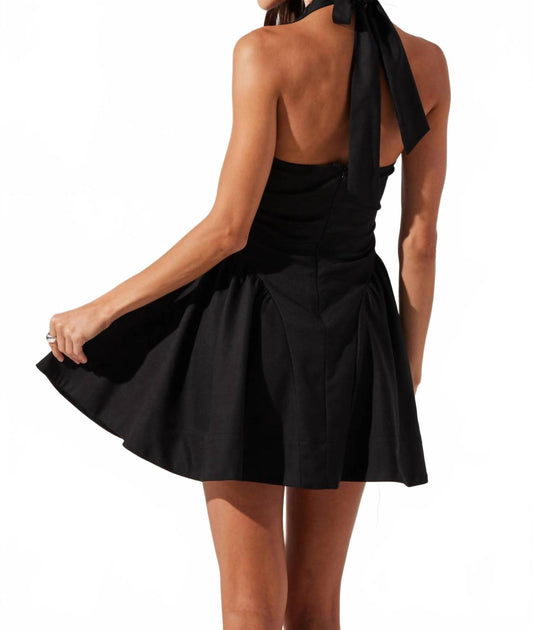ASTR Meana Minikleid Schwarz 4