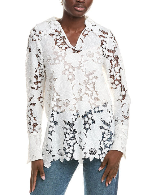 Oscar de la Renta Blouse White US 0 2