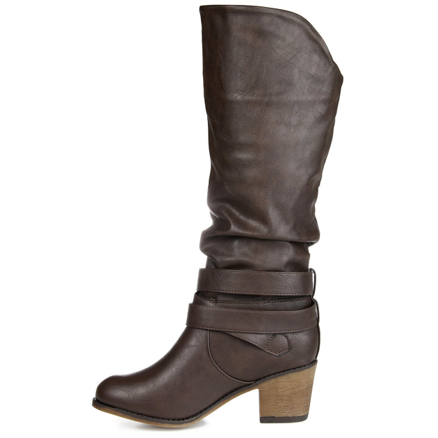 Journee Collection Late Knee-High Boot Brown US 9 3