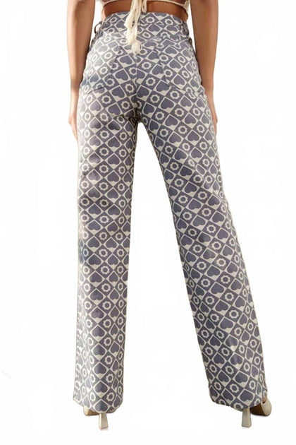 Papermoon Remi Heart Check Hose Grau Large 3