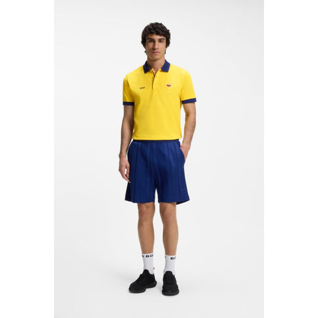 Boss Paddy Polo Shirt Yellow XXL 3