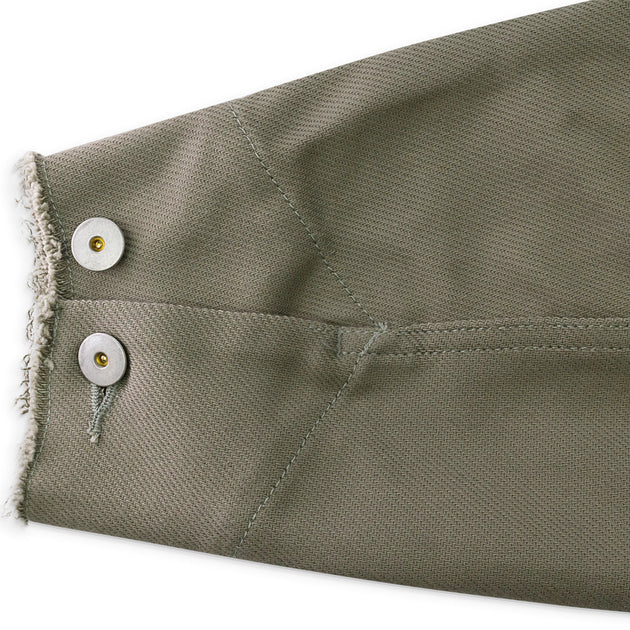 FACCIES HEAVY TWILL TRACKER KHAKI DENIM JACKET | ShopSimon