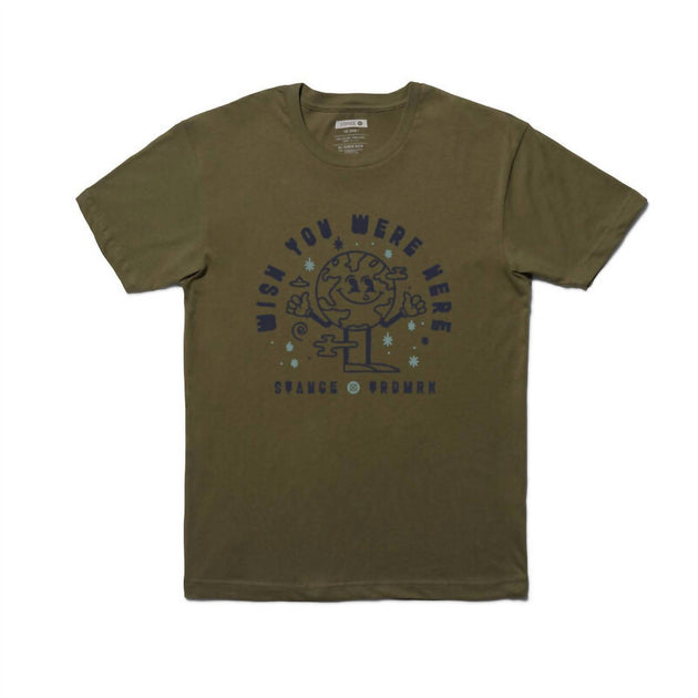 Stance Galaxy T-Shirt Green Large 2