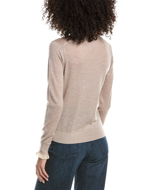 3.1 Phillip Lim Faux Layered Pullover Beige S 3