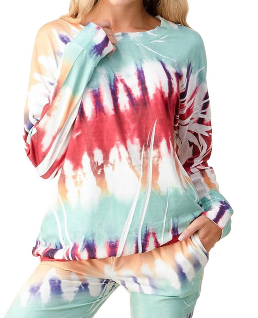 Blumin Ink Art Tie Dye Jogger Set Multi 3X 4