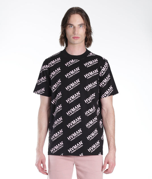 HVMAN Novelty Tee Repeat Black XXLarge 2