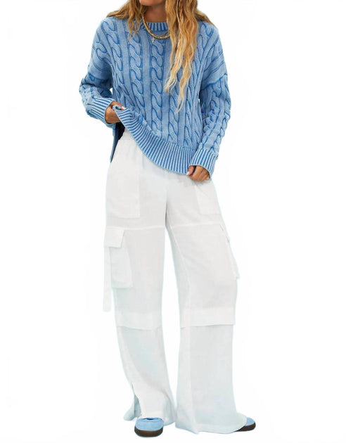Beach Riot Gianna Pant White Large 3