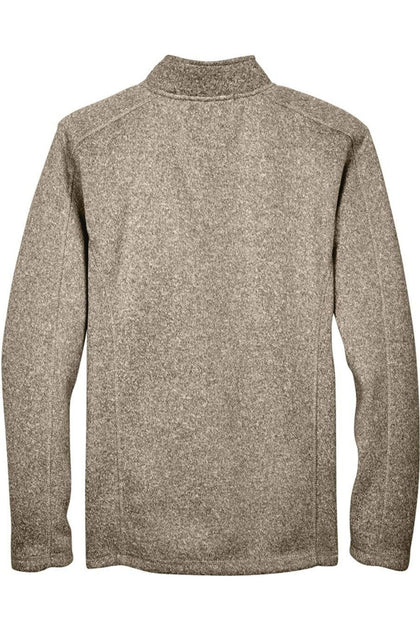 Devon & Jones Bristol Full-Zip Sweater Fleece Jacket Brown XXLarge 3