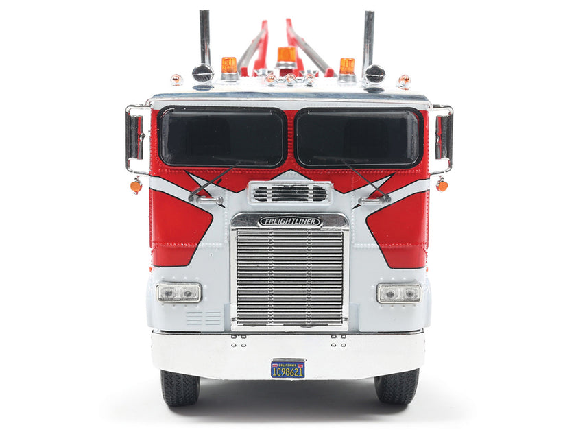 IXO Models 1987 Freightliner FLA Tow Truck Red and White 1/43 4