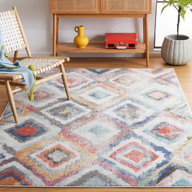 Safavieh Phoenix PHX561 Area Rug Blue/Red 2