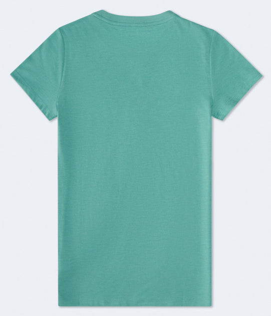 Aeropostale Rhinestone Bow Graphic Tee Vert XSmall 4