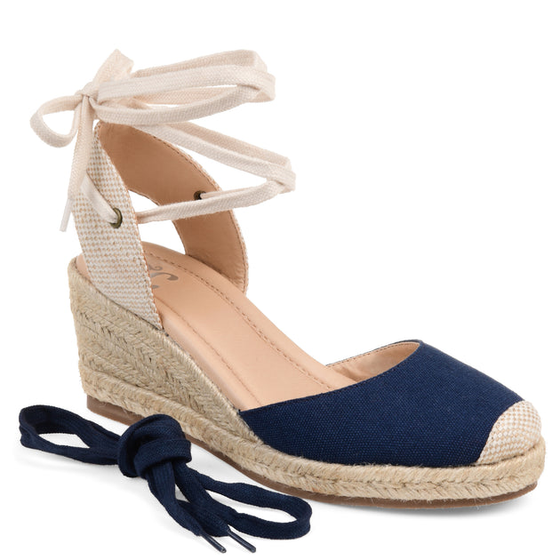 Journee Collection Monte Wedge Blue US 9.5 2