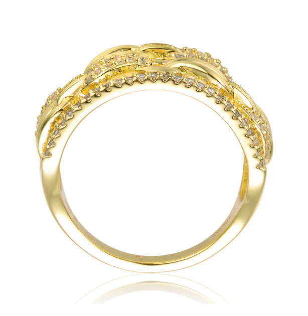 Rachel Glauber Cocktail Ring Silver US 6 3