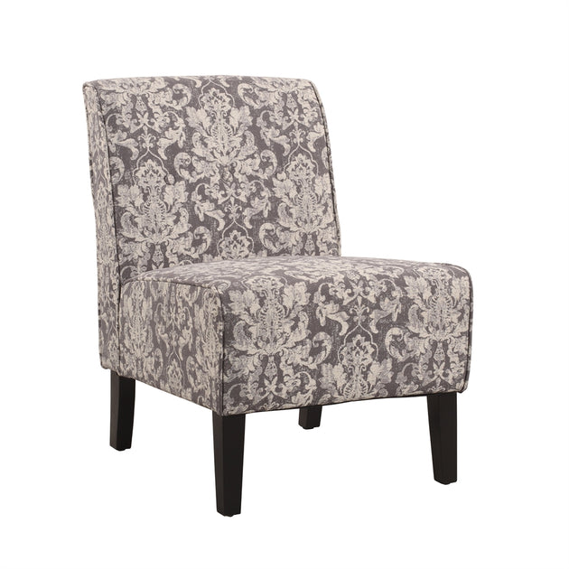 Linon Coco Accent Chair Gray 2