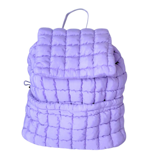 Lil Darlings Puffer Backpack Purple One Size 2