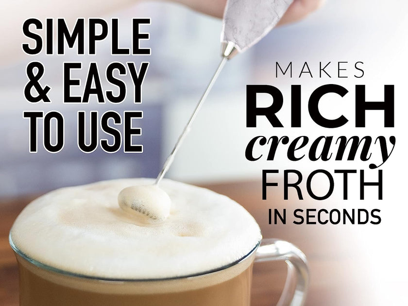 Zulay Kitchen Milk Frother with Stand 3
