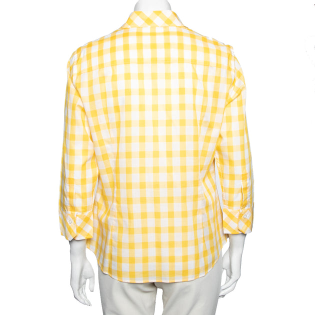 CH Carolina Herrera Long Sleeve Shirt Yellow Large 4