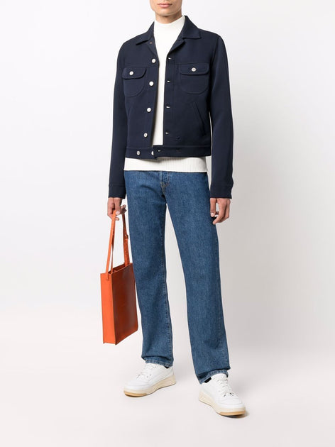 Courrèges Cotton Jacket Navy Blue EU 54 3