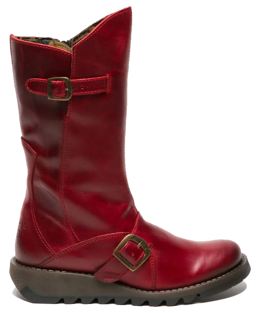 Fly London MES 2 Boot Red EU 37 2