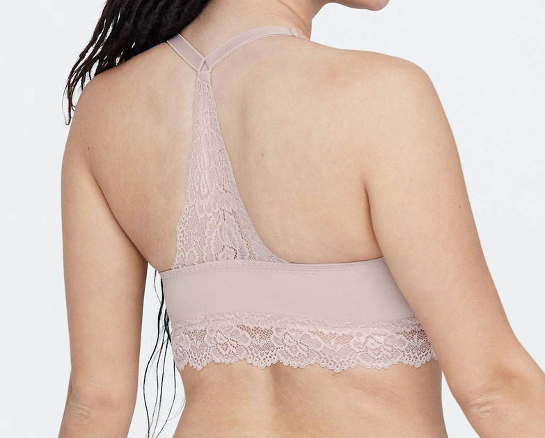 Skarlett Blue Goddess T-Back Busty Bralette Beige Medium 4