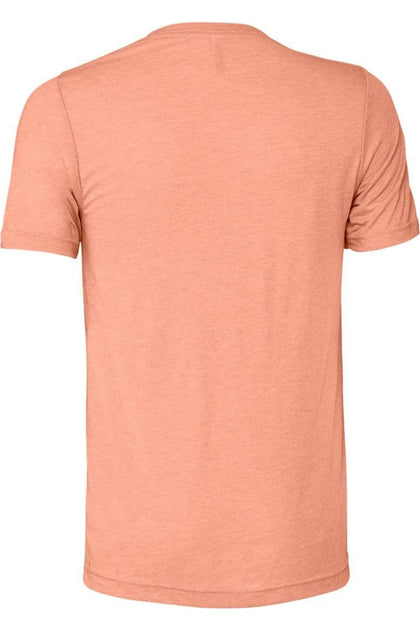 BELLA + CANVAS Triblend Tee Orange Small Male 3