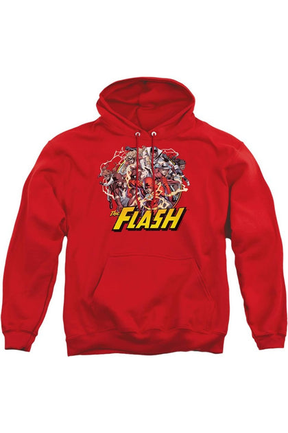 Gildan Justice League Flash Family Hoodie Red Medium 2