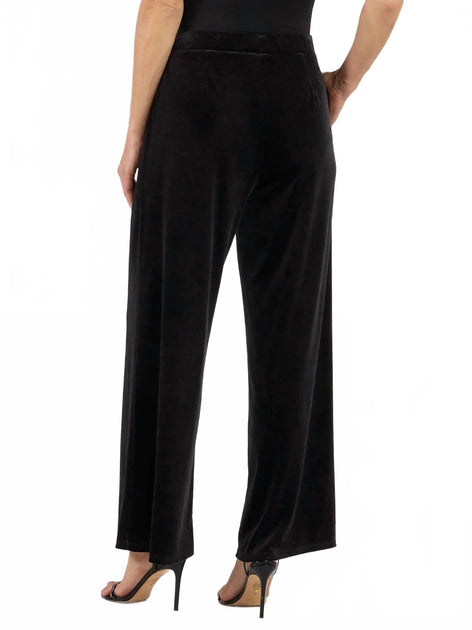 Jude Connally Nicolette Stretch Velvet Pant Black Medium 4