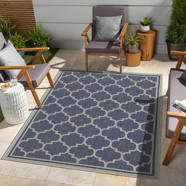 Sunshine Blue Indoor Outdoor Area Rug 239 x 312 cm 3