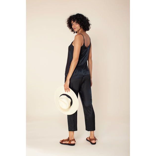 HALE BOB Marlo Solid Silk Cami Black Medium 3