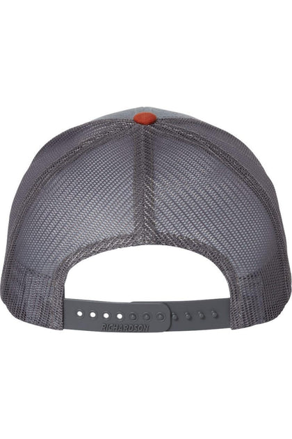  Richardson Adjustable Snapback Trucker Cap Grey 3