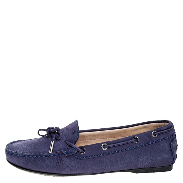 Tod's Gommino Loafers Purple EU 38.5 3