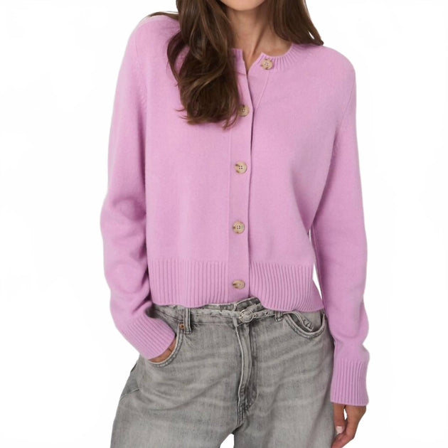 REPEAT cashmere Boxy Cardigan Beige XS 2