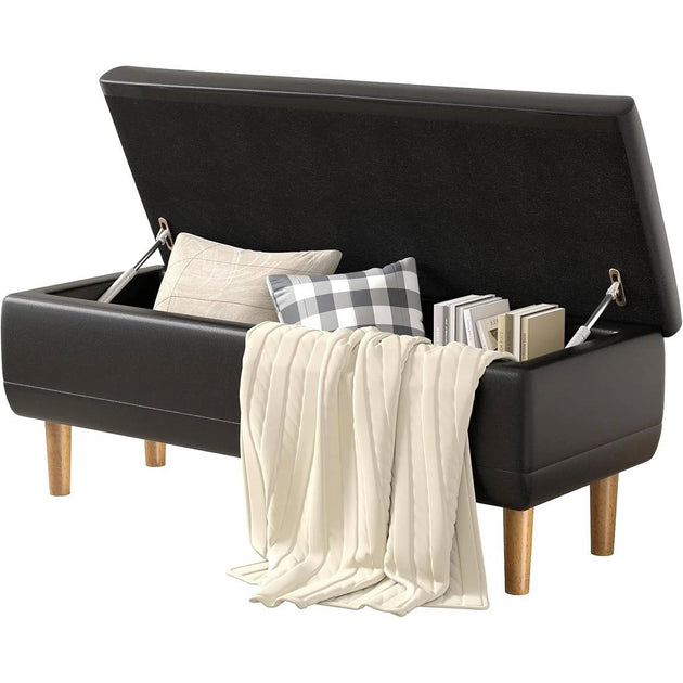 Banc de Rangement Hivvago Noir 2