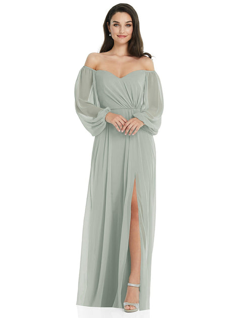 Dessy Collection Maxi Dress Pink US 8 2