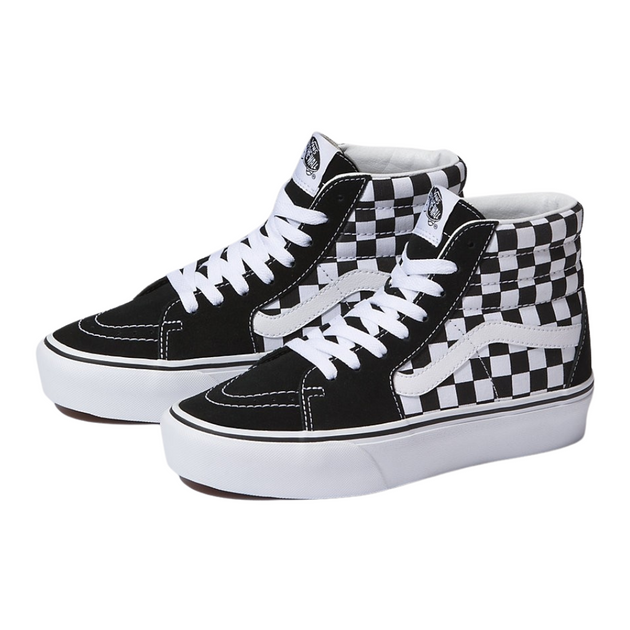 Vans SK8-Hi Platform 2.0 Sneakers Black White Checkerboard US 5 2