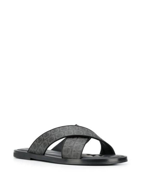 Salvatore Ferragamo Sion Gancini Sandals Grey US 7 3