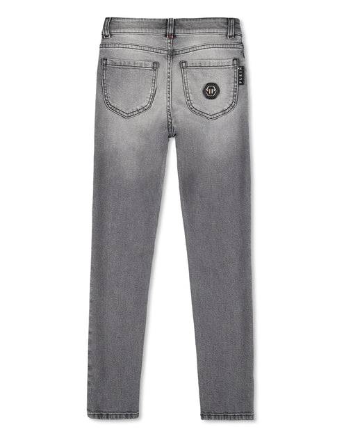 Philipp Plein Hexagon Long Trousers Grey 8 Years 3