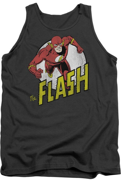 Gildan DC Comics Flash Run Tank Top Schwarz XXL 2