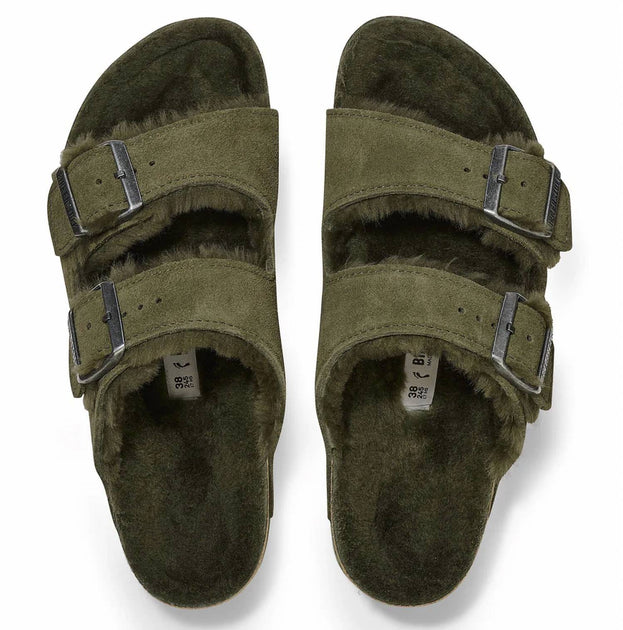 Birkenstock Arizona Shearling Sandal Beige EU 42 3