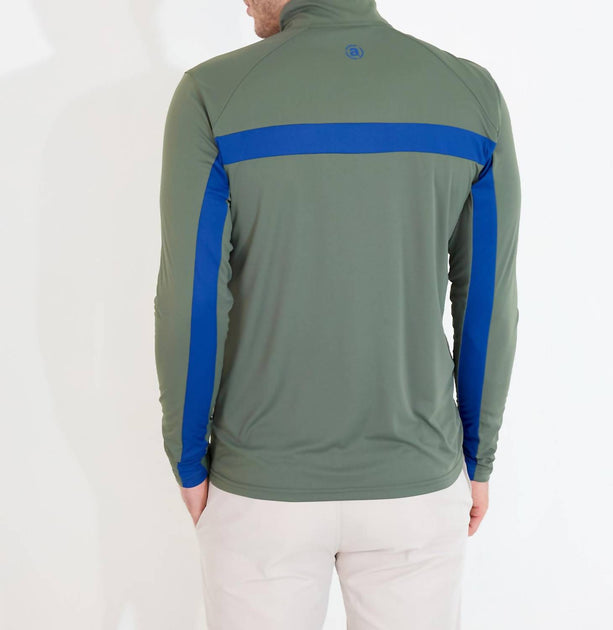 Abacus Sportswear Aloha UV Cut Long Sleeve Pullover Green Small 3