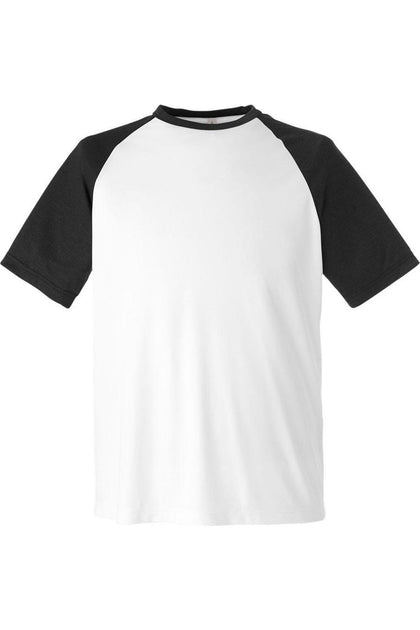 Team 365 Zone Colorblock Raglan T-Shirt White Medium 2
